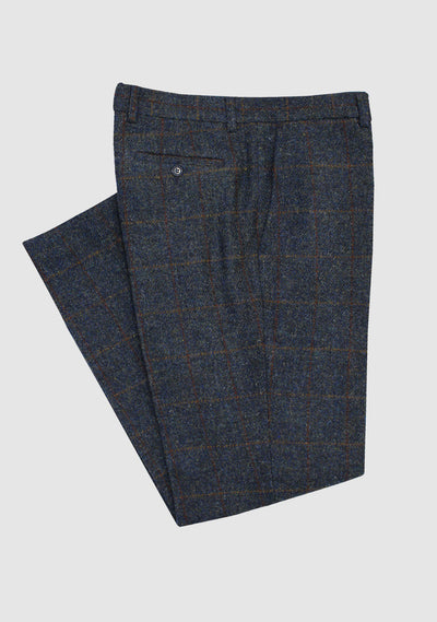 Nicholas Tweed Trouser - Blue Multi