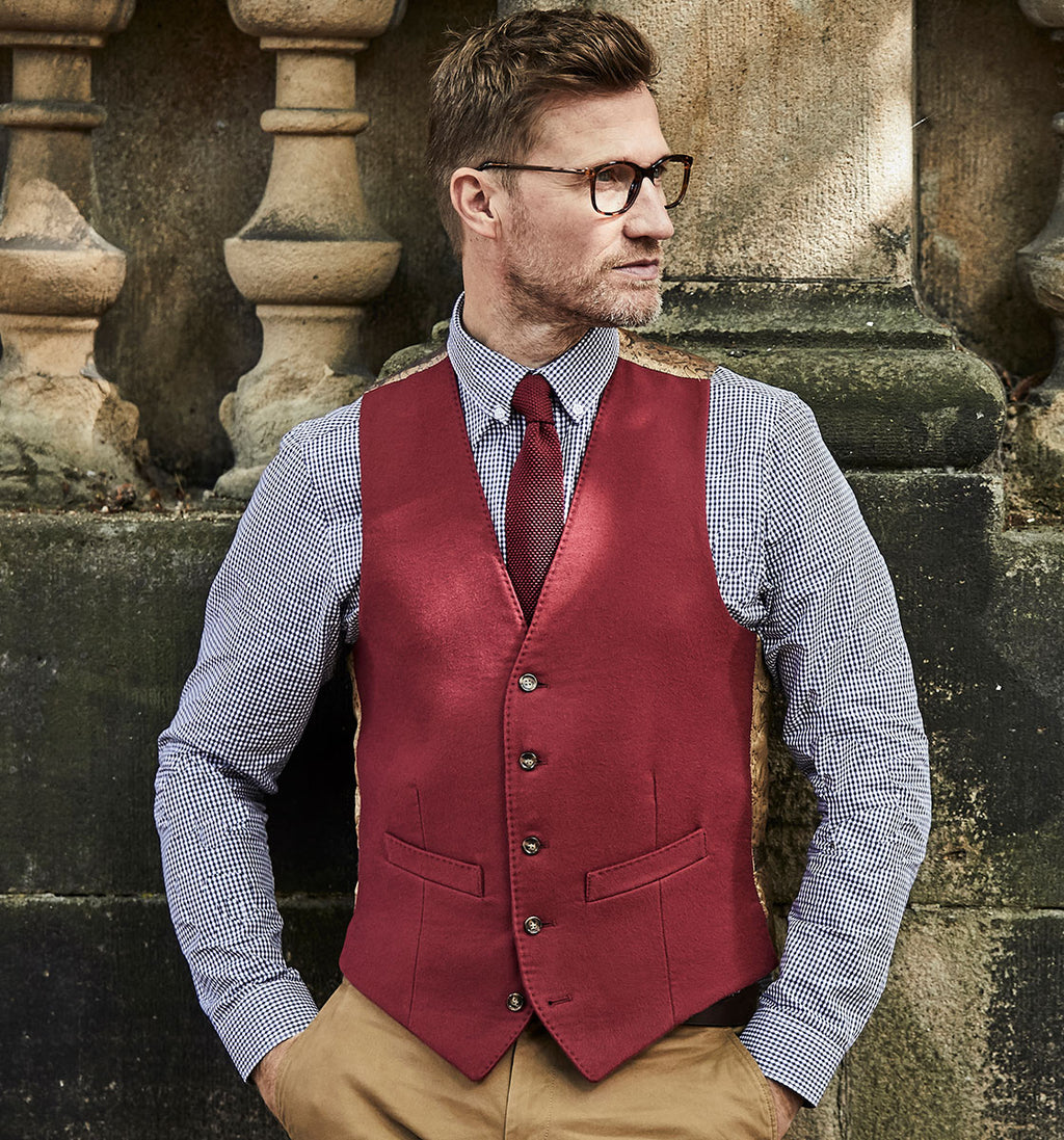 Mens collared hotsell waistcoats uk