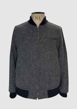 Joe Baseball Jacket - Charcoal