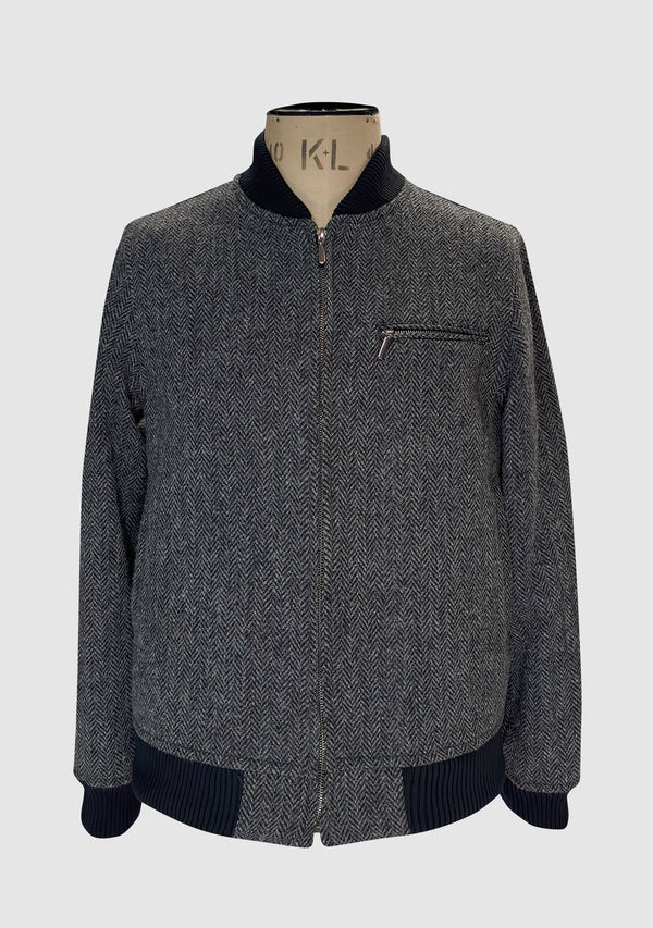 Joe Baseball Jacket - Charcoal