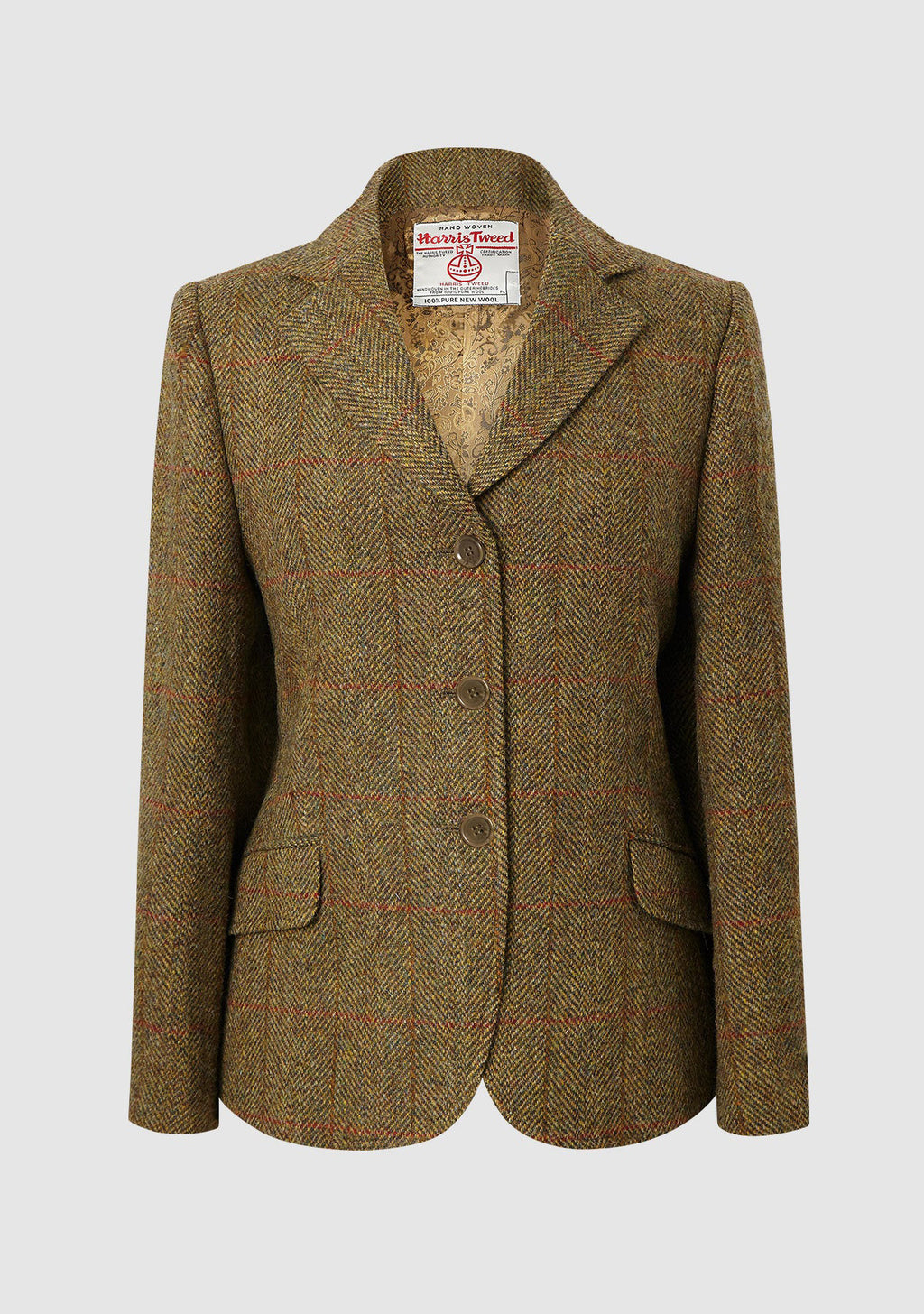 Harris Tweed Ladies Claire Hacking Jacket - Mustard – Bucktrout