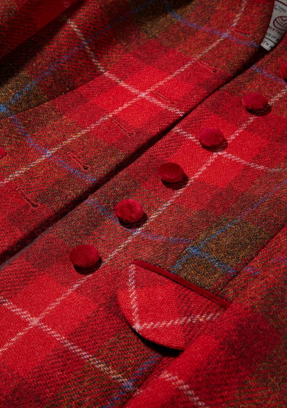 Ladies Amy Harris Tweed Jacket - Red Check – Bucktrout Tailoring