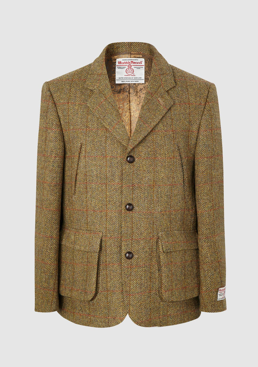Harris Tweed Jacket Callum in Mustard – Bucktrout Tailoring