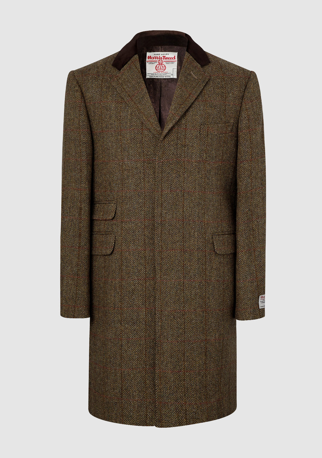 Mens Harris Tweed Coat | Chelsea Coat – Bucktrout Tailoring