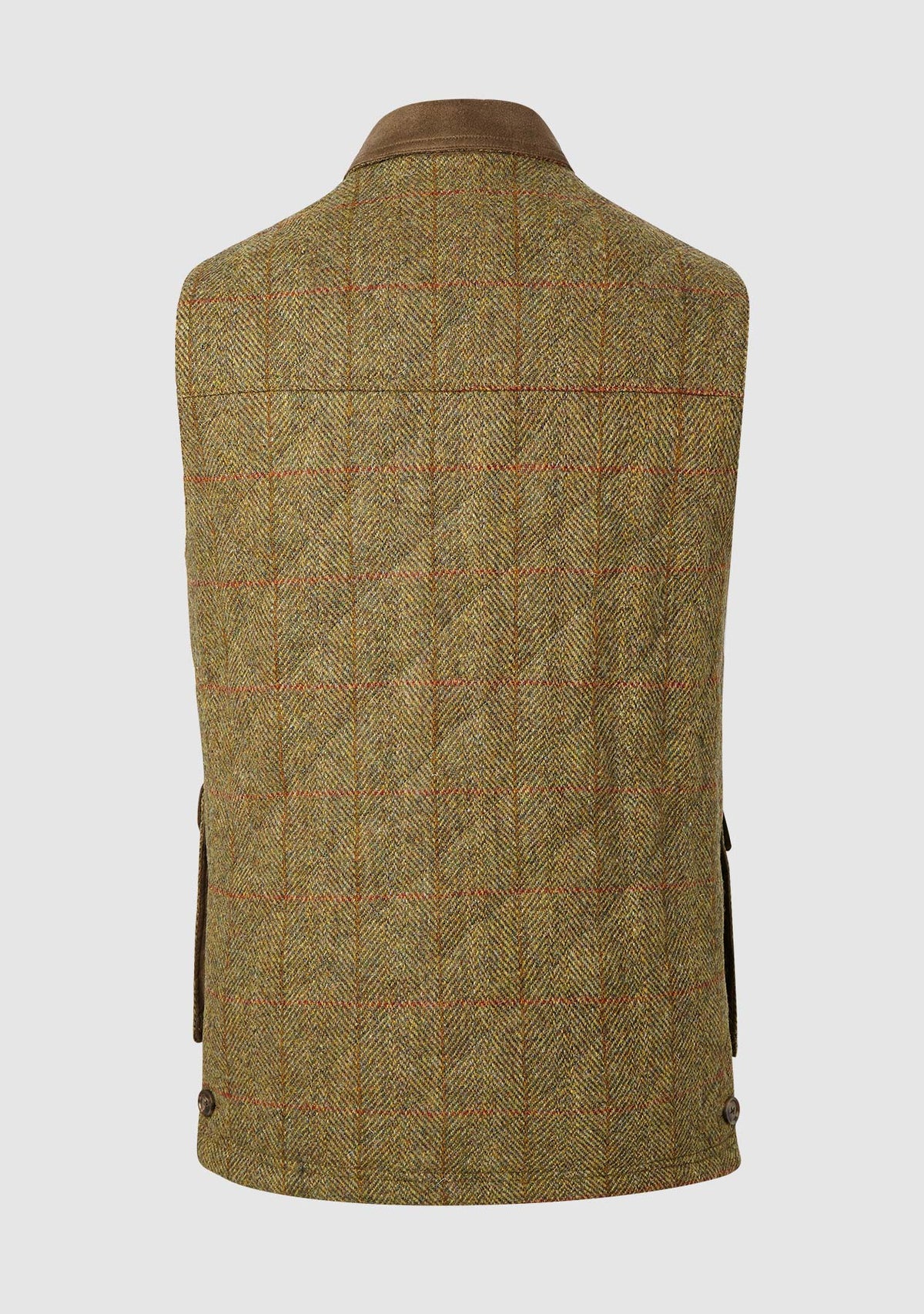 Harris Tweed Chuck Gilet Mustard Herringbone – Bucktrout Tailoring
