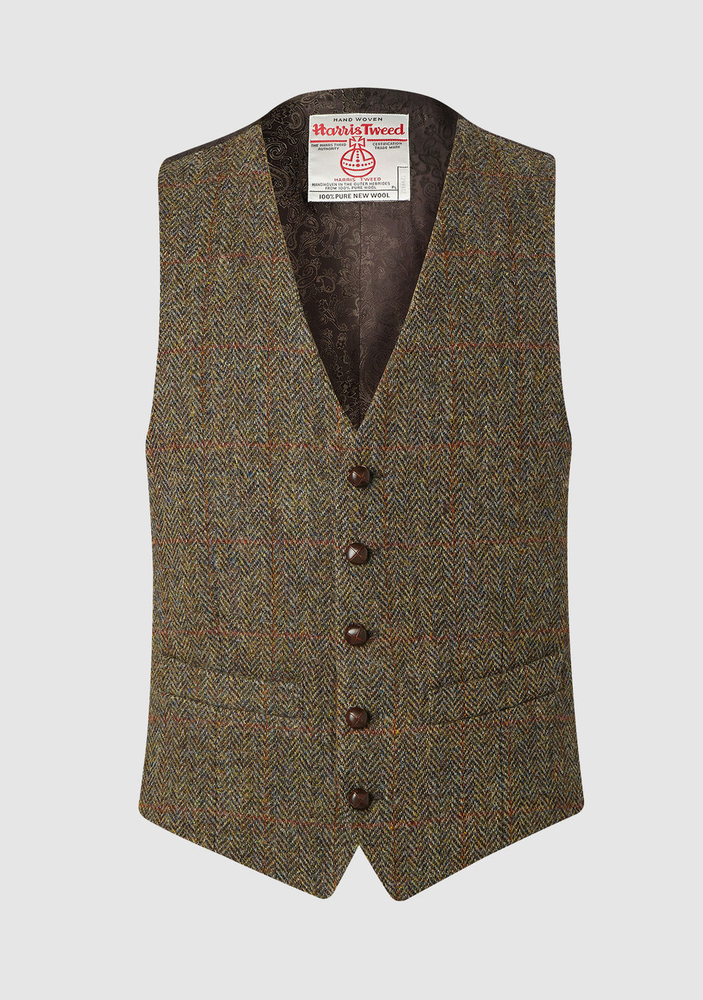 Harris tweed 2025 waistcoat sale