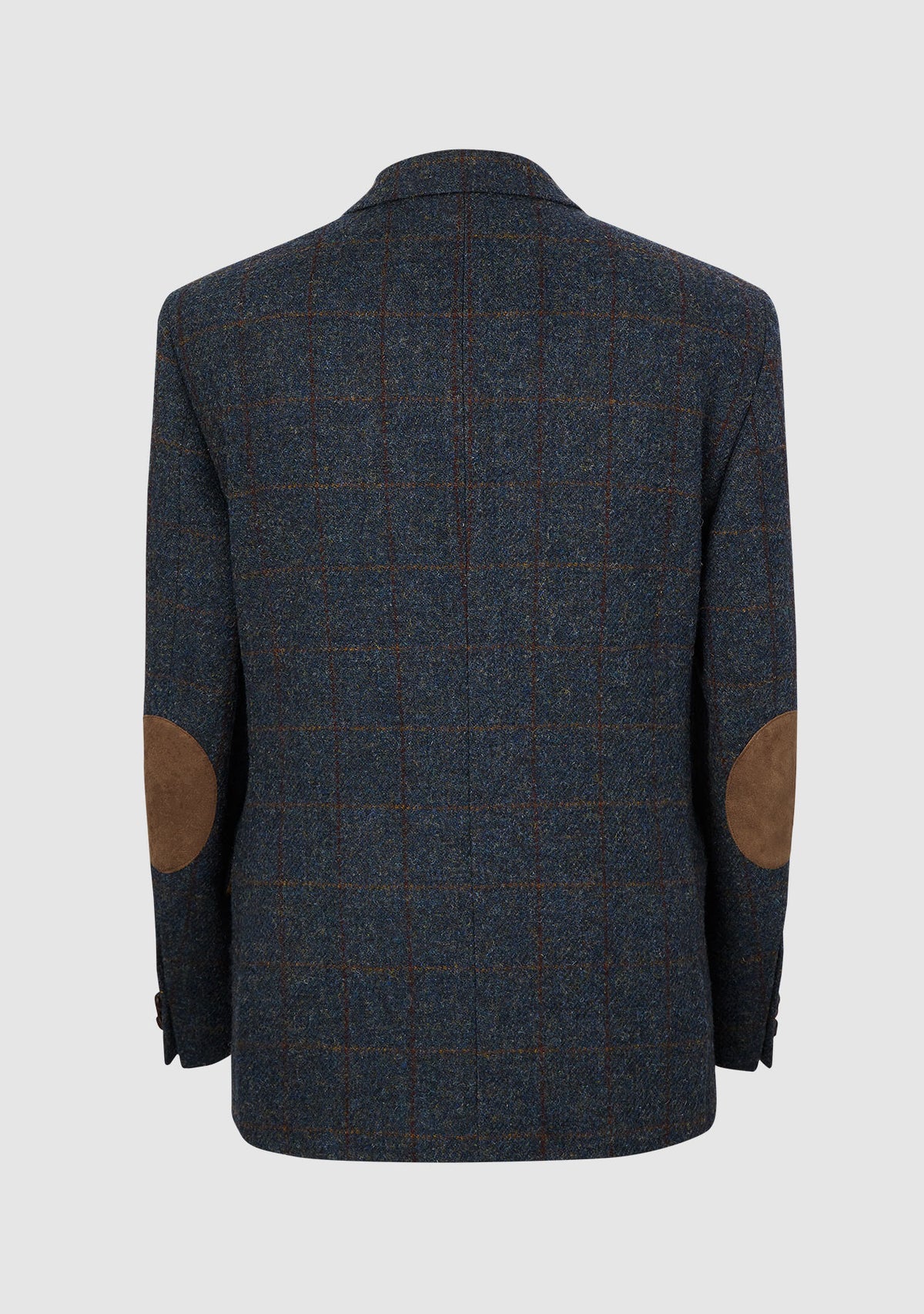 Harris Tweed Mens Patrick Jacket - Blue Multi Check – Bucktrout Tailoring