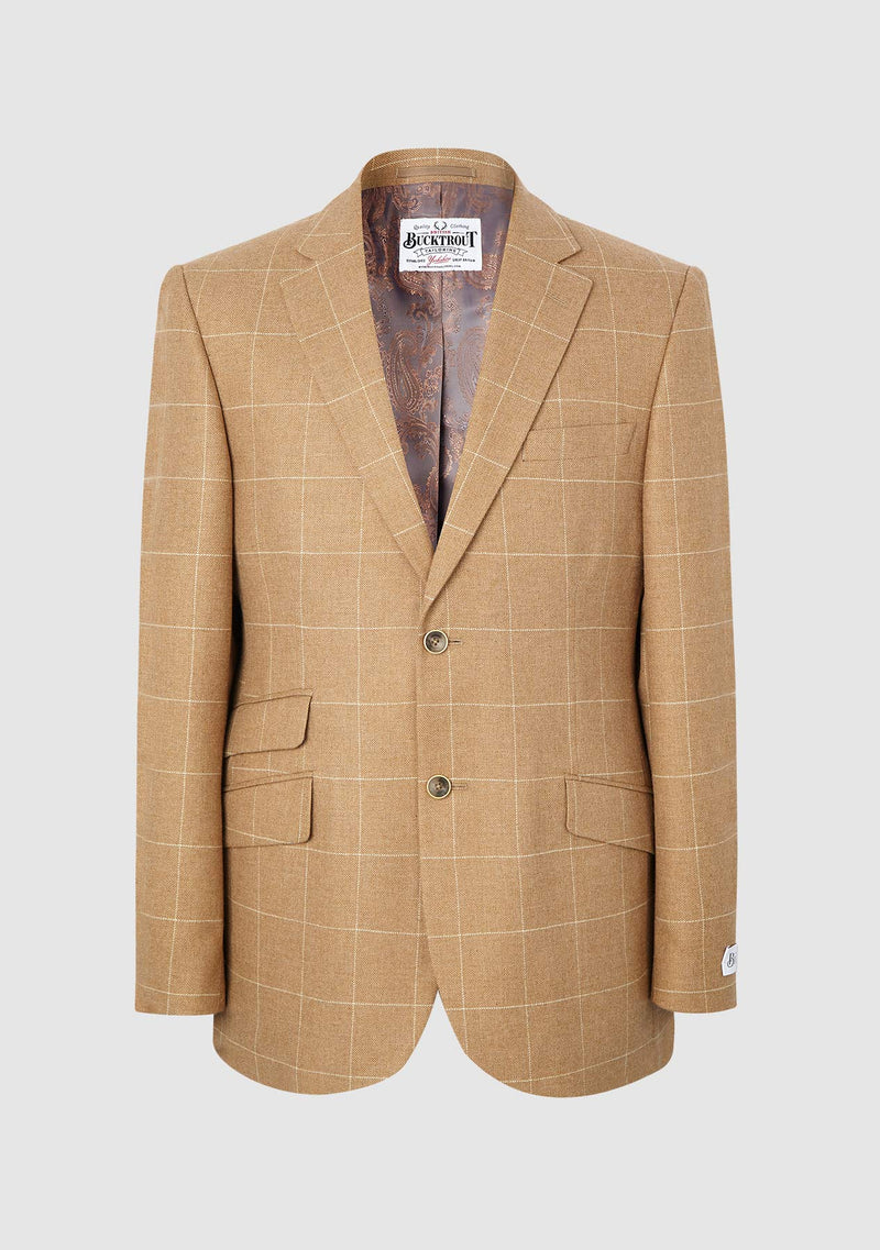 Patrick Jacket - Light Tan Check