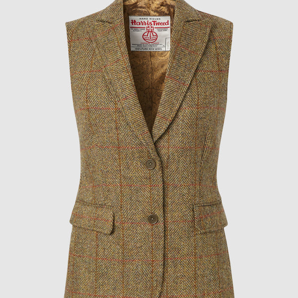 Harris tweed ladies waistcoat best sale