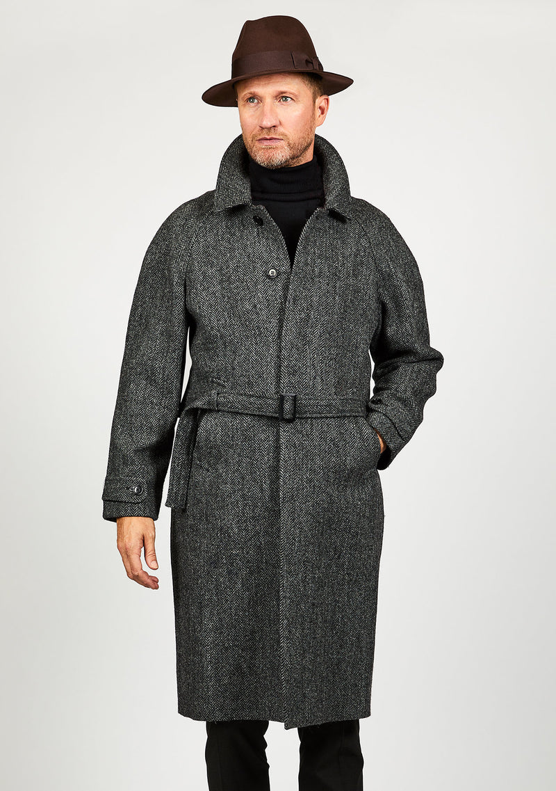 Raglan Overcoat - Charcoal